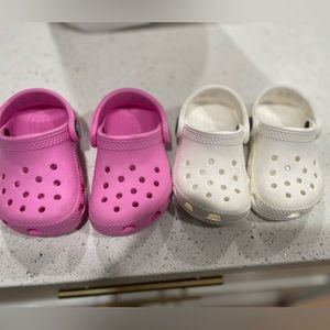 Toddler Crocs - 2 pairs